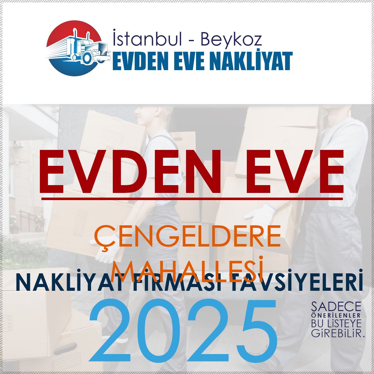 Çengeldere Evden Eve Nakliyat Firmaları